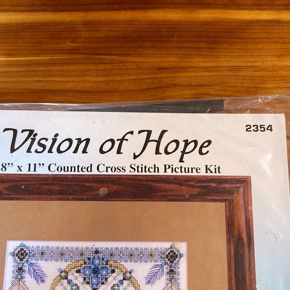 Design Works Counted Cross Stitch Kit 11 Count - Vision of Hope - New